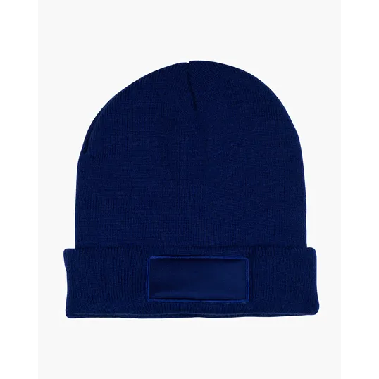 Knit Beanie With Patch — view 2