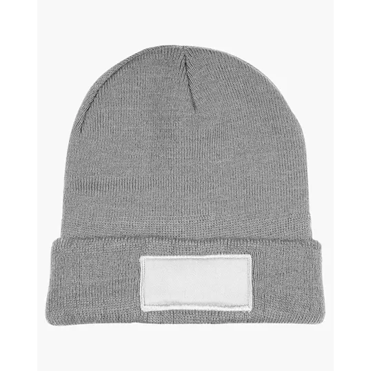 Knit Beanie With Patch — view 3