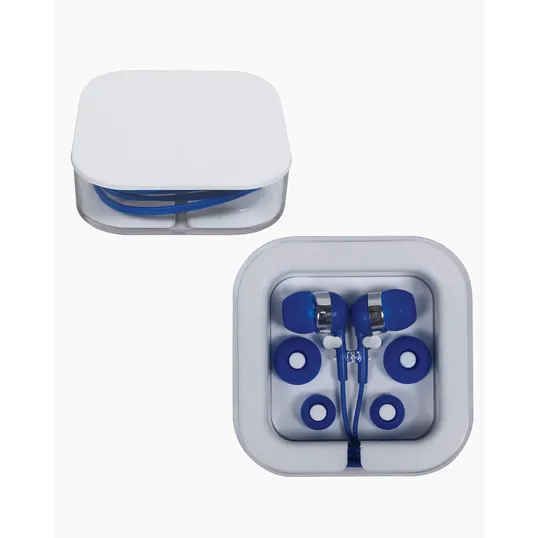 Earbuds in Square Case