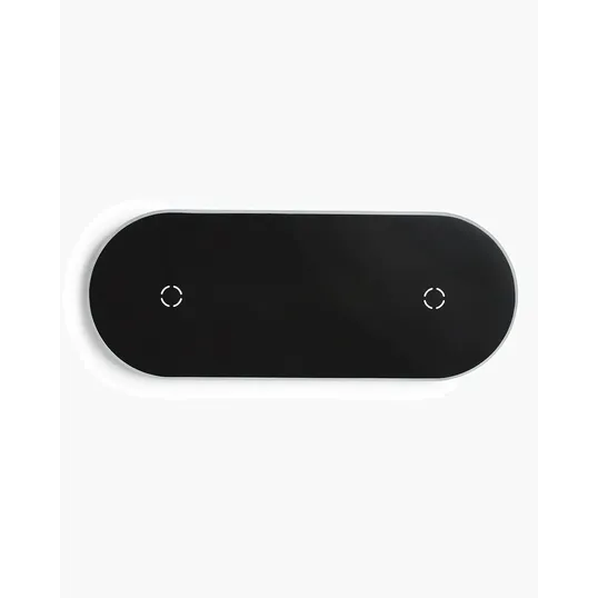 Light-Up-Your-Logo Duo Wireless Charging Pad