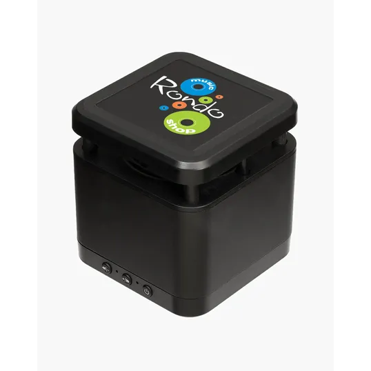 Cube Wireless Speaker and Charger — view 3