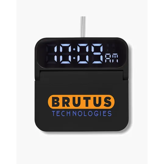 Foldable Alarm Clock & Wireless Charger — view 4