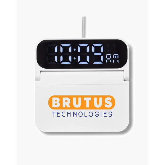 Foldable Alarm Clock & Wireless Charger — view 6