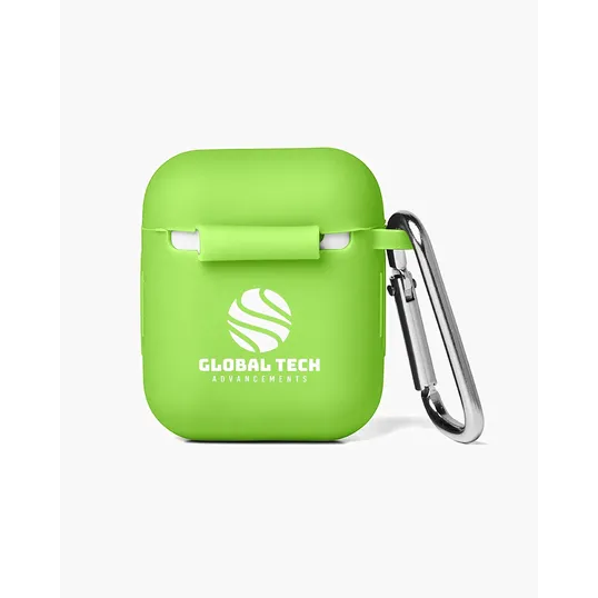 Silicone Earbud Case with Carabiner — view 2