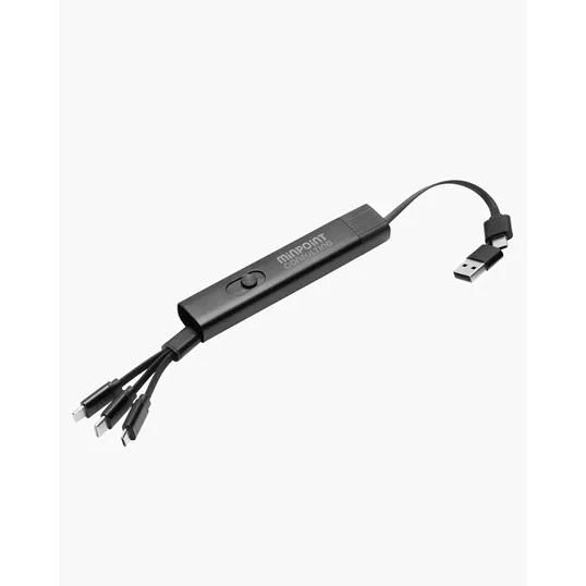 Prime Line 5-in-1 Charging Cable with Aluminum Housing — view 4