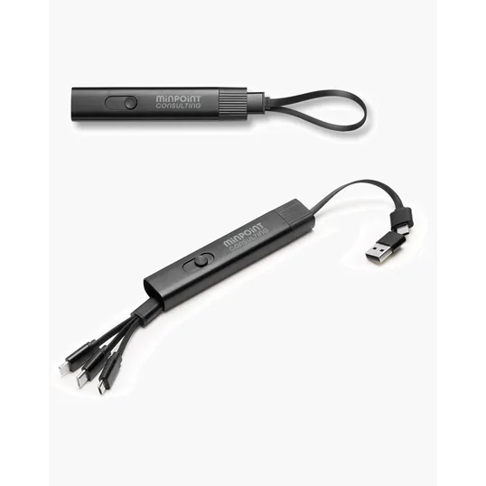Prime Line 5-in-1 Charging Cable with Aluminum Housing — view 5