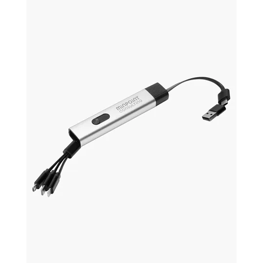 Prime Line 5-in-1 Charging Cable with Aluminum Housing — view 6