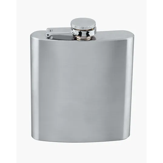 6 oz. Stainless Steel Flask — view 2