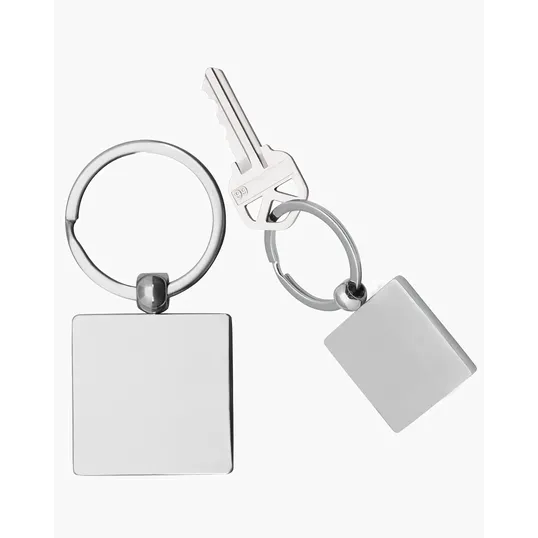 Square Metal Keychain