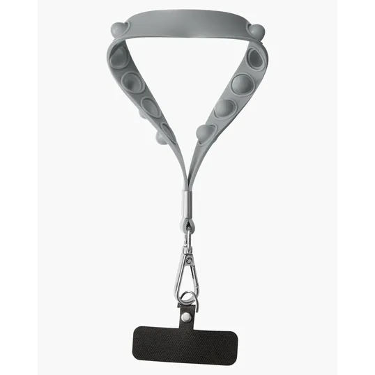 Push Pop Wrist Strap Keychain with Phone Holder — view 2