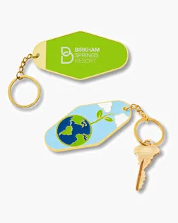 Picture For Earth Day Globe Metal Keychain.