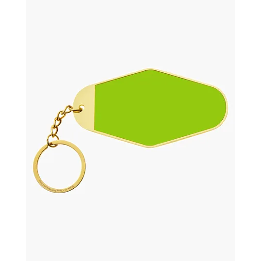 Earth Day Globe Metal Keychain — view 2