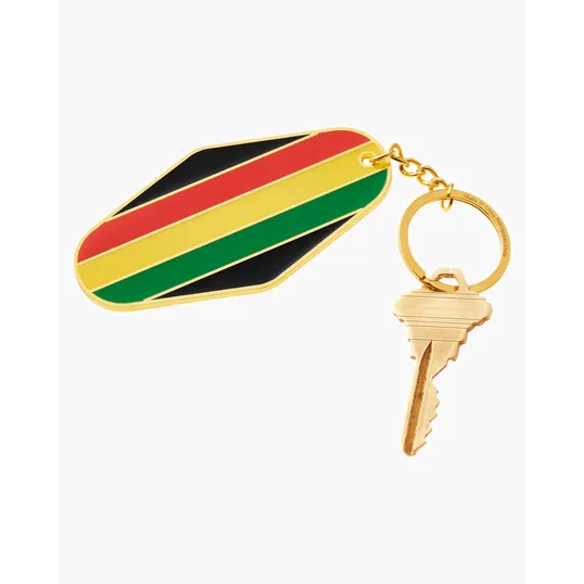 Black History & Juneteenth Metal Keychain