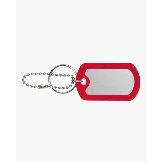 Prime Line Ball Chain Dog Tag Keychain — view 3
