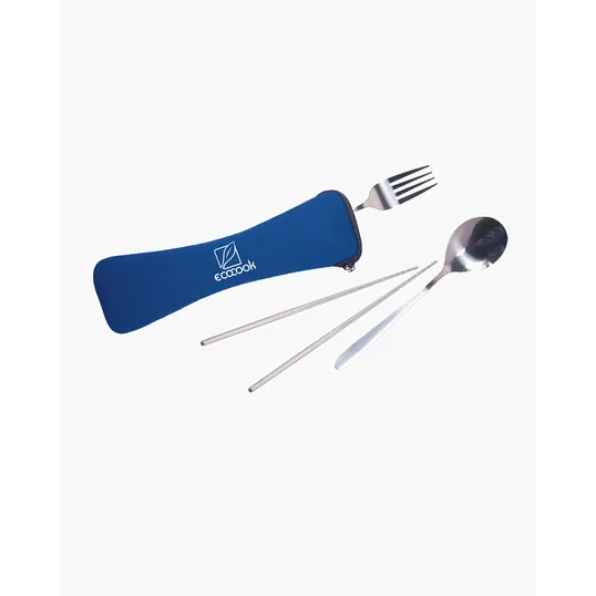 Travel Cutlery Set in Zip Pouch — view 2