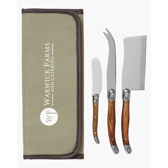 Prime Line Charcuterie Knife Set with Knife Roll — view 3