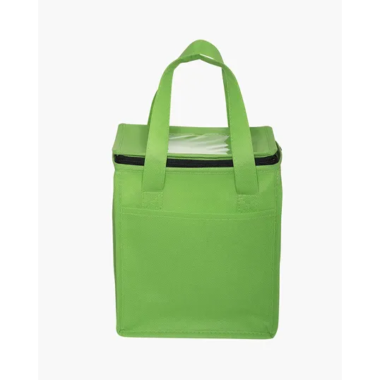 Non-Woven Cubic Lunch Cooler Bag with ID Slot