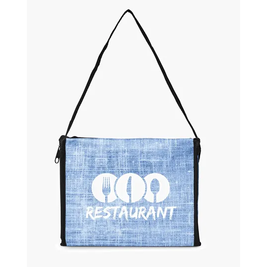 Denim Pattern Non-Woven 6-Pack Lunch Cooler Bag — view 9