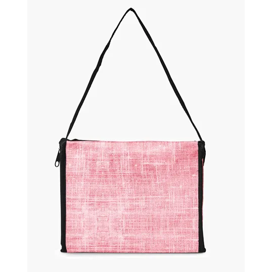 Denim Pattern Non-Woven 6-Pack Lunch Cooler Bag — view 5