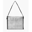Denim Pattern Non-Woven 6-Pack Lunch Cooler Bag
