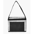Denim Pattern Non-Woven 6-Pack Lunch Cooler Bag — view 2