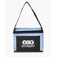 Denim Pattern Non-Woven 6-Pack Lunch Cooler Bag — view 10