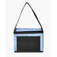 Denim Pattern Non-Woven 6-Pack Lunch Cooler Bag — view 4
