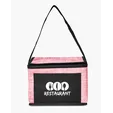 Denim Pattern Non-Woven 6-Pack Lunch Cooler Bag — view 12