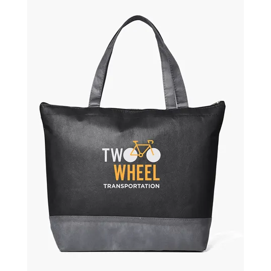 Hexagon Pattern Non-Woven Cooler Tote Bag — view 5