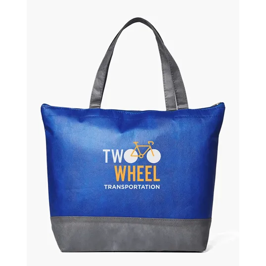 Hexagon Pattern Non-Woven Cooler Tote Bag — view 7