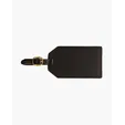 Sueded Full-Grain Leather Luggage Tag