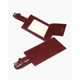 Leeman Whitney Bonded Leather Luggage Tag — view 8