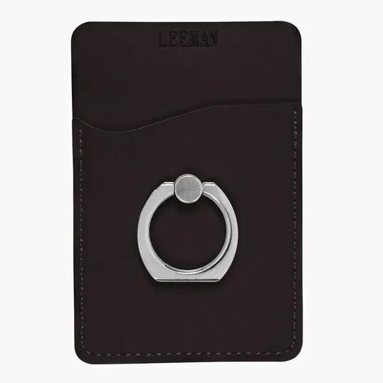 Tuscany Card Holder with Metal Ring Phone Stand