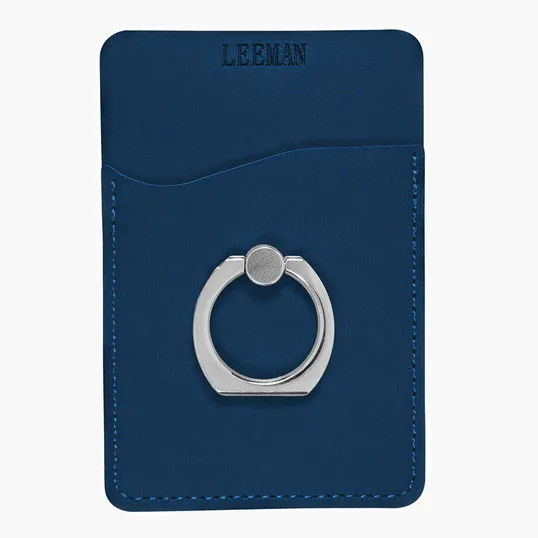 Tuscany Card Holder with Metal Ring Phone Stand — view 3