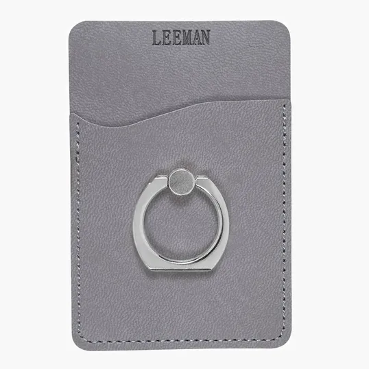 Tuscany Card Holder with Metal Ring Phone Stand — view 5