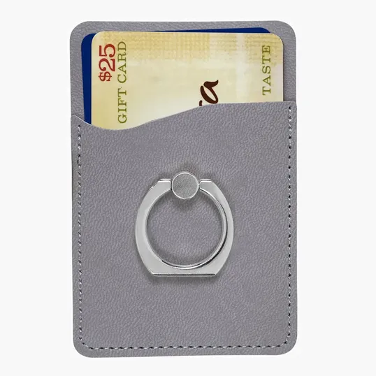 Tuscany Card Holder with Metal Ring Phone Stand — view 6