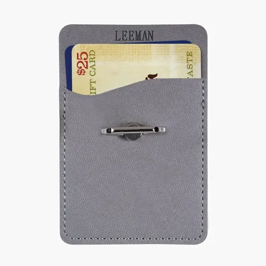 Tuscany Card Holder with Metal Ring Phone Stand — view 7