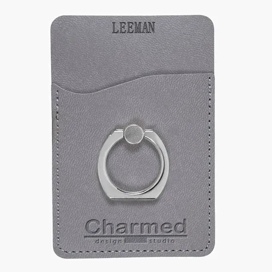 Tuscany Card Holder with Metal Ring Phone Stand — view 11