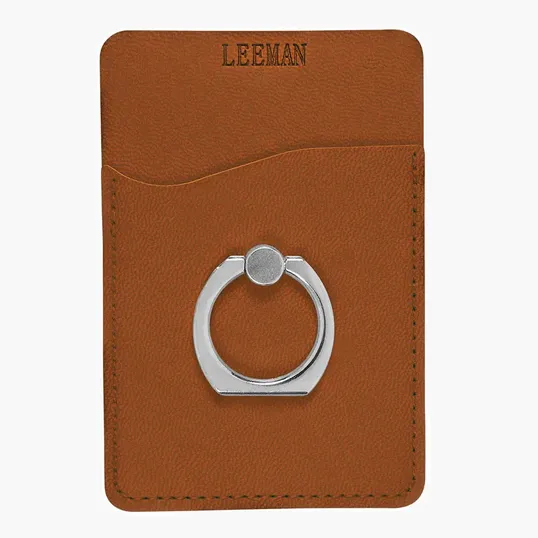 Tuscany Card Holder with Metal Ring Phone Stand — view 9