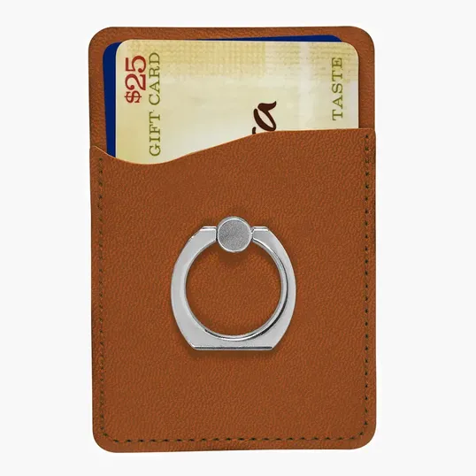 Tuscany Card Holder with Metal Ring Phone Stand — view 10