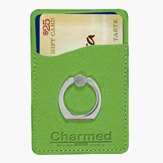 Tuscany Card Holder with Metal Ring Phone Stand — view 20