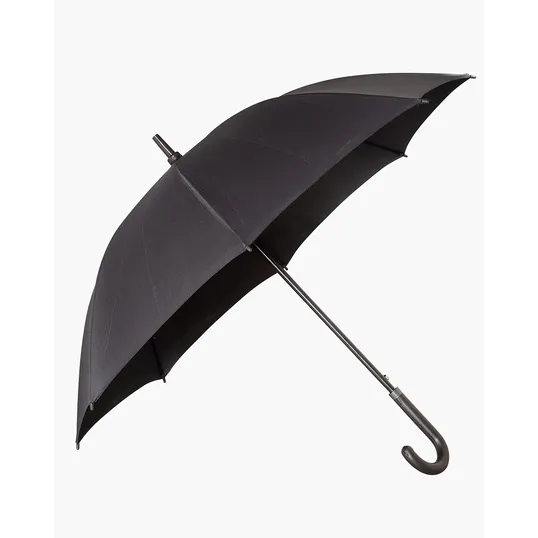 48" Arc Executive Umbrella with Curved Faux Leather Handle
