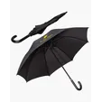 48" Arc Executive Umbrella with Curved Faux Leather Handle — view 2