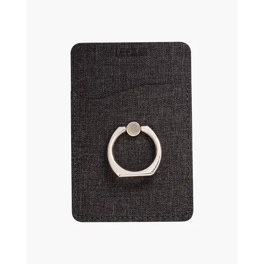RFID Phone Pocket with Metal Ring Phone Stand