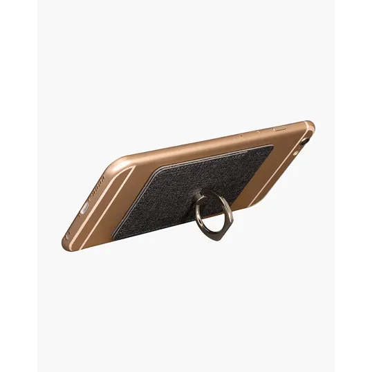 RFID Phone Pocket with Metal Ring Phone Stand — view 2