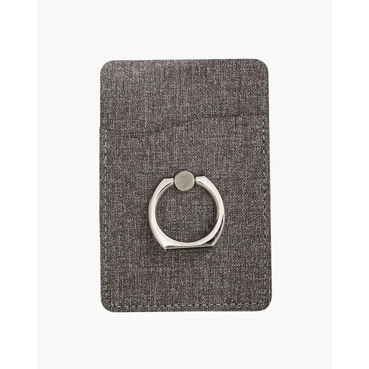RFID Phone Pocket with Metal Ring Phone Stand — view 6