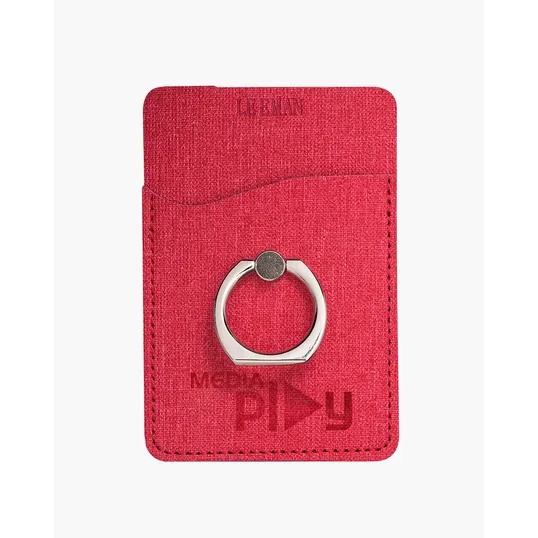 RFID Phone Pocket with Metal Ring Phone Stand — view 12