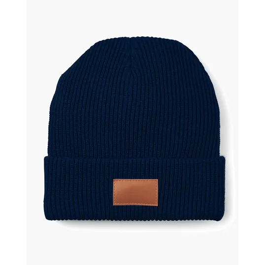 Cuffed Rib Knit Beanie — view 2