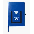 Medical Theme Journal Notebook with Cell Phone Pocket, 5.8" x 8.3" — view 5