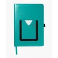 Medical Theme Journal Notebook with Cell Phone Pocket, 5.8" x 8.3" — view 4